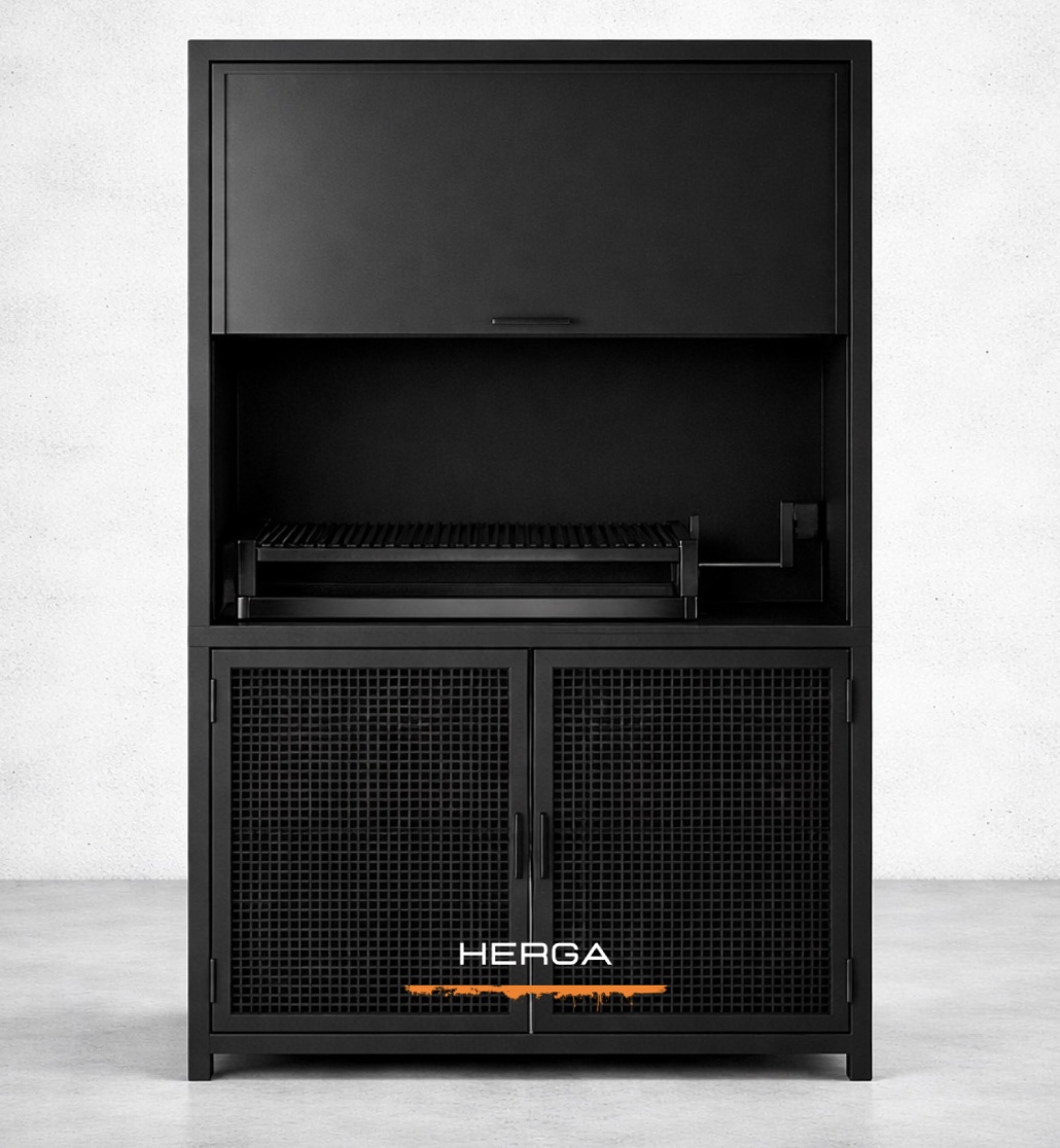Quincho Modular Puerta Guillotina Cero Humo