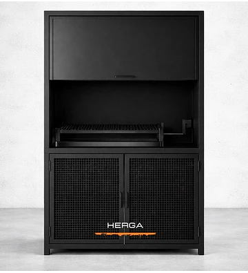 Quincho Modular Puerta Guillotina Cero Humo