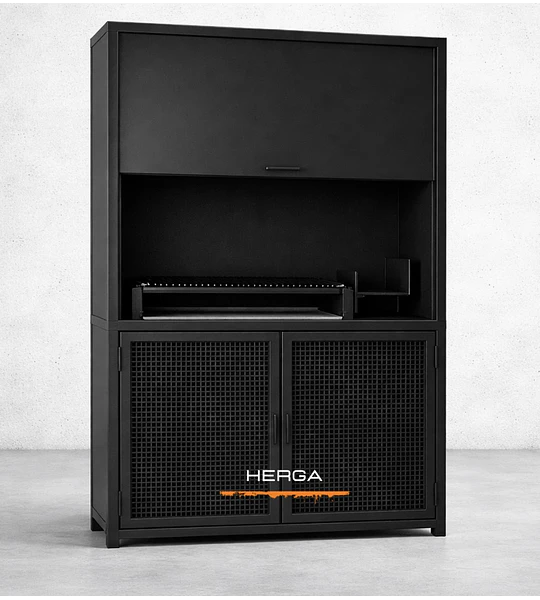 Quincho Modular Puerta Guillotina Cero Humo - 