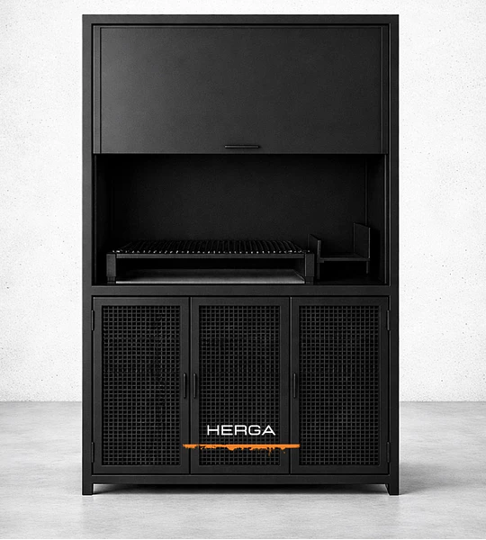Quincho Modular Puerta Guillotina Cero Humo - 