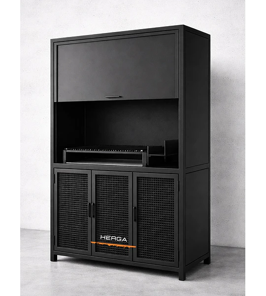 Quincho Modular Puerta Guillotina Cero Humo - 