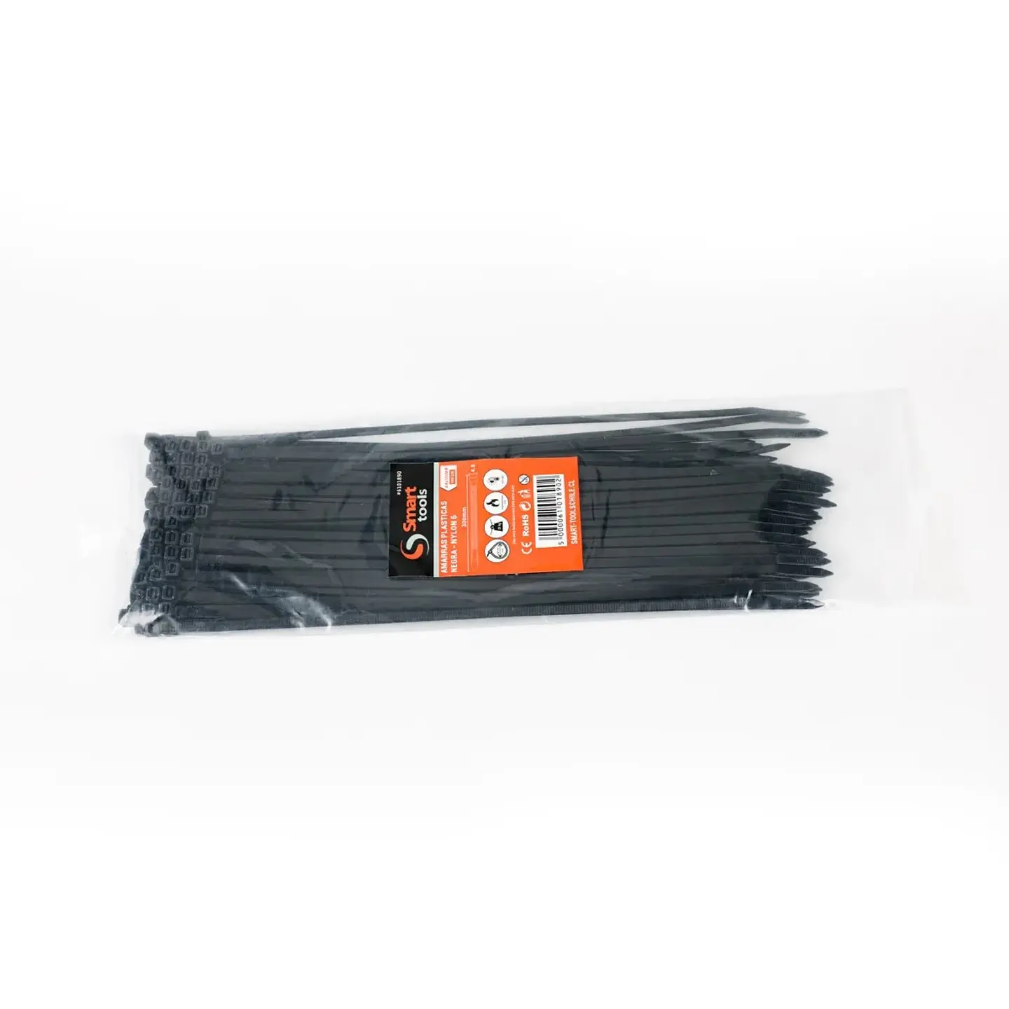 Amarras Plásticas Negras 4.8 x 300 mm 1