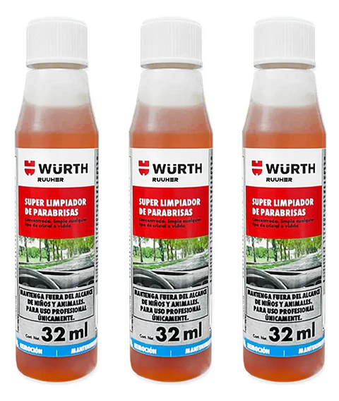 🚗 Concentrado Limpia Parabrisas Wurth 32 ml 💧