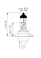 Ampolleta H4  12V  60/55W - Miniatura 2