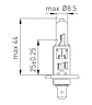 Ampolleta H1  12V  55W - Miniatura 2