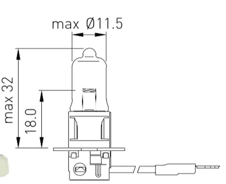 Ampolleta H3  12V  55W 2