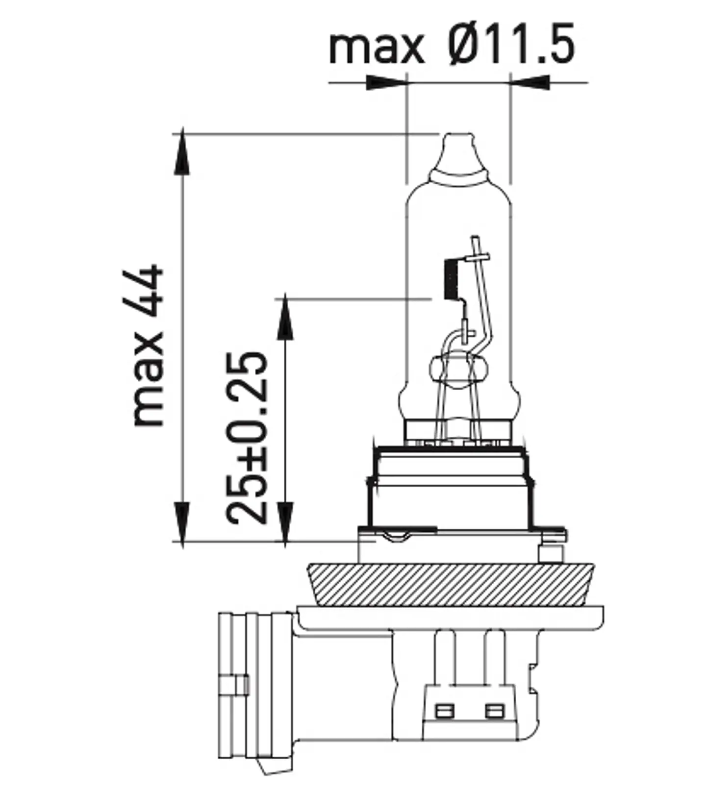 Ampolleta H9  12V  65W 2