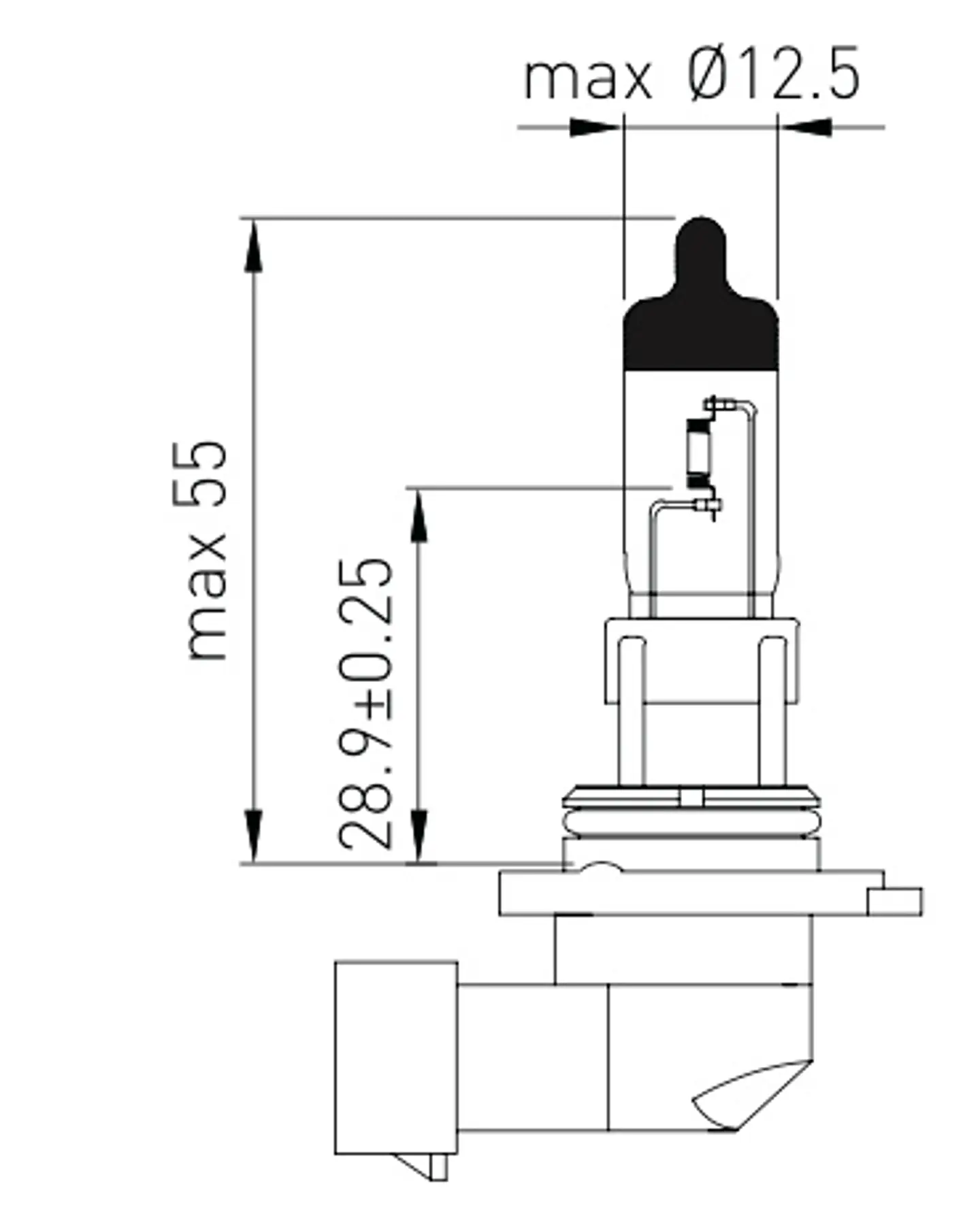 Ampolleta H10  12V  42W 2