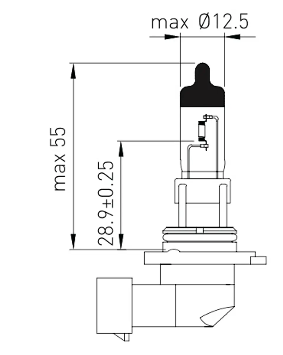 Ampolleta H10  12V  42W 2