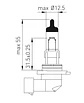 Ampolleta H12  12V  53W - Miniatura 2