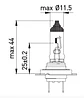 Ampolleta H18  12V  65W - Miniatura 2