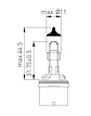 Ampolleta 880 (H27-1)  12V  27W - Miniatura 2