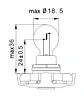 Ampolleta PSX24W  12V  24W - Miniatura 2