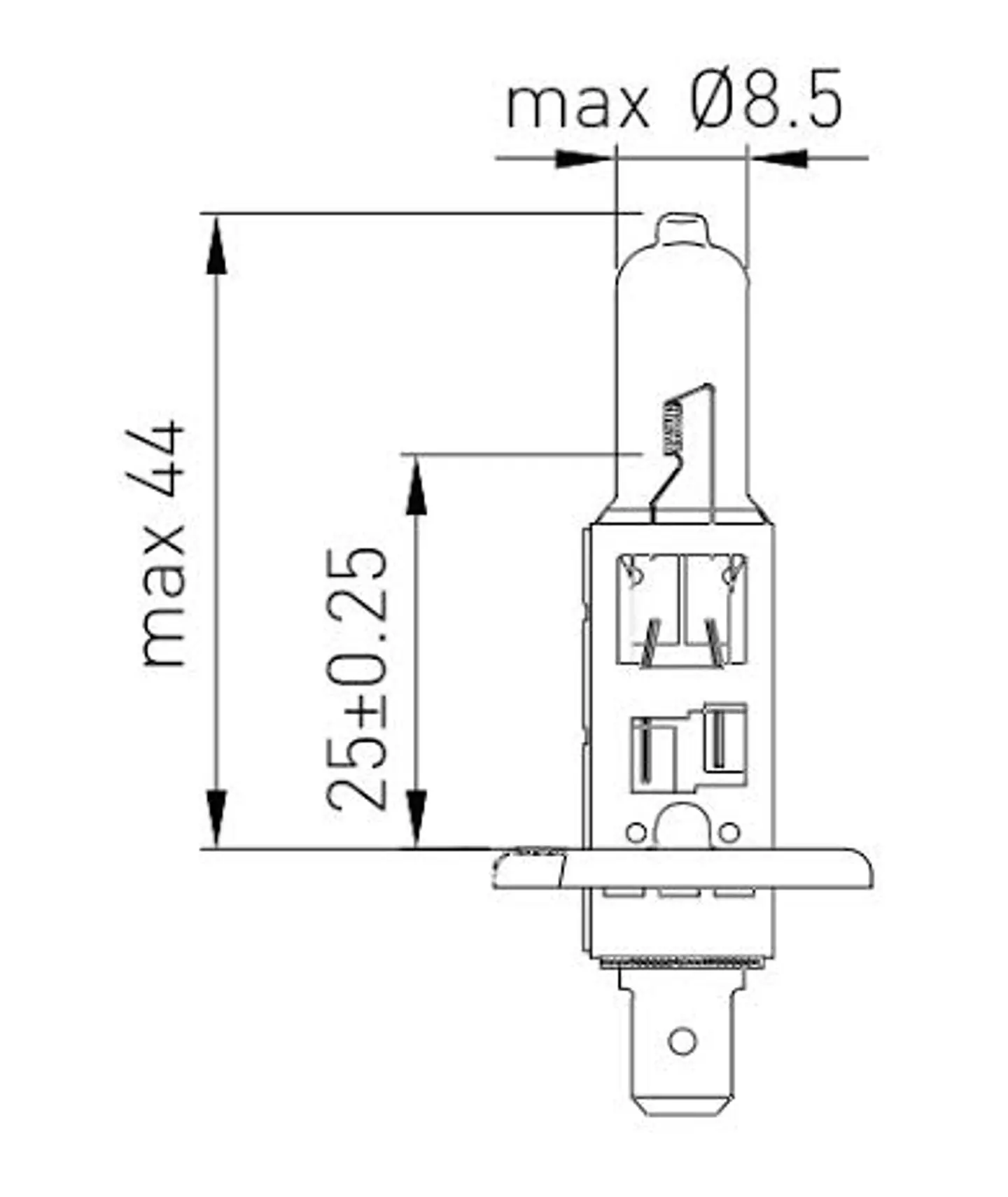 Ampolleta H1  24V  70W 2