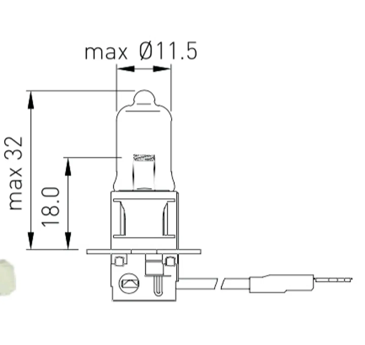 Ampolleta H3  24V  70W 2