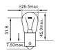 Ampolleta PY21  24V (globo gde) - Miniatura 2