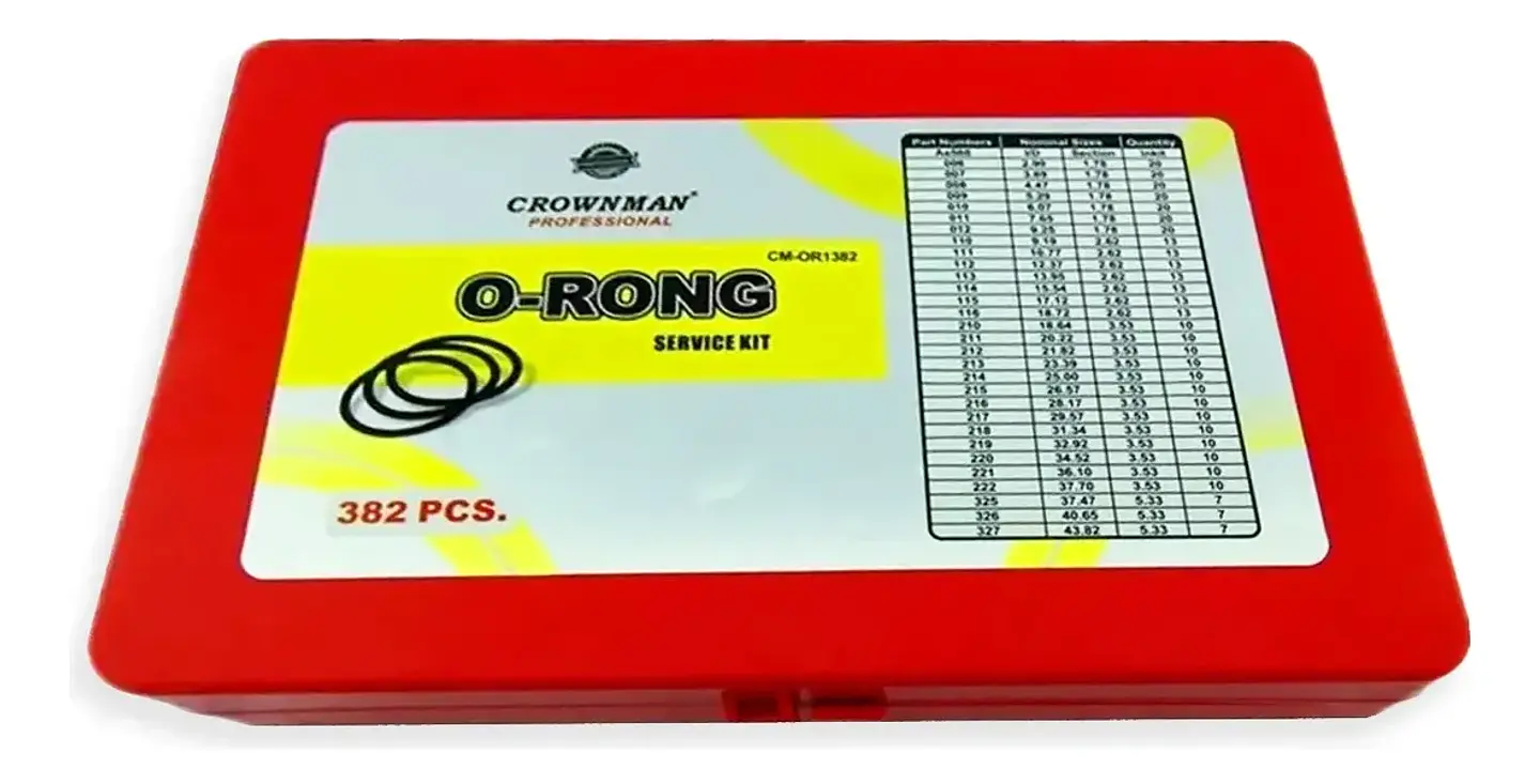 Juego de O-Rings Milimétricos – 382 Piezas 5