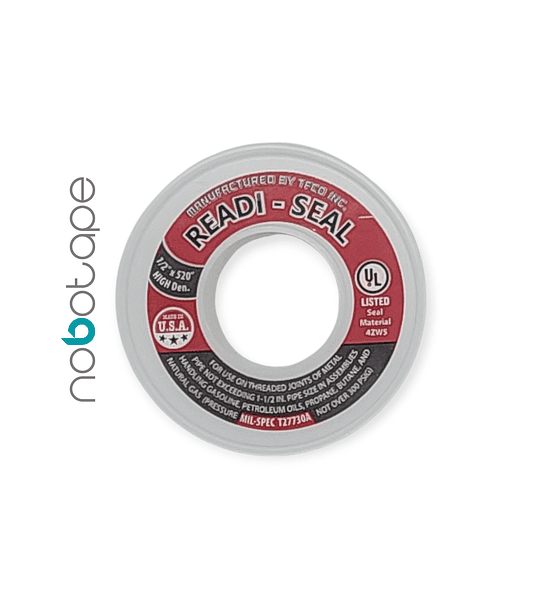 Cinta Teflón Selladora de Roscas PTEF High Density 1/2" x 520"