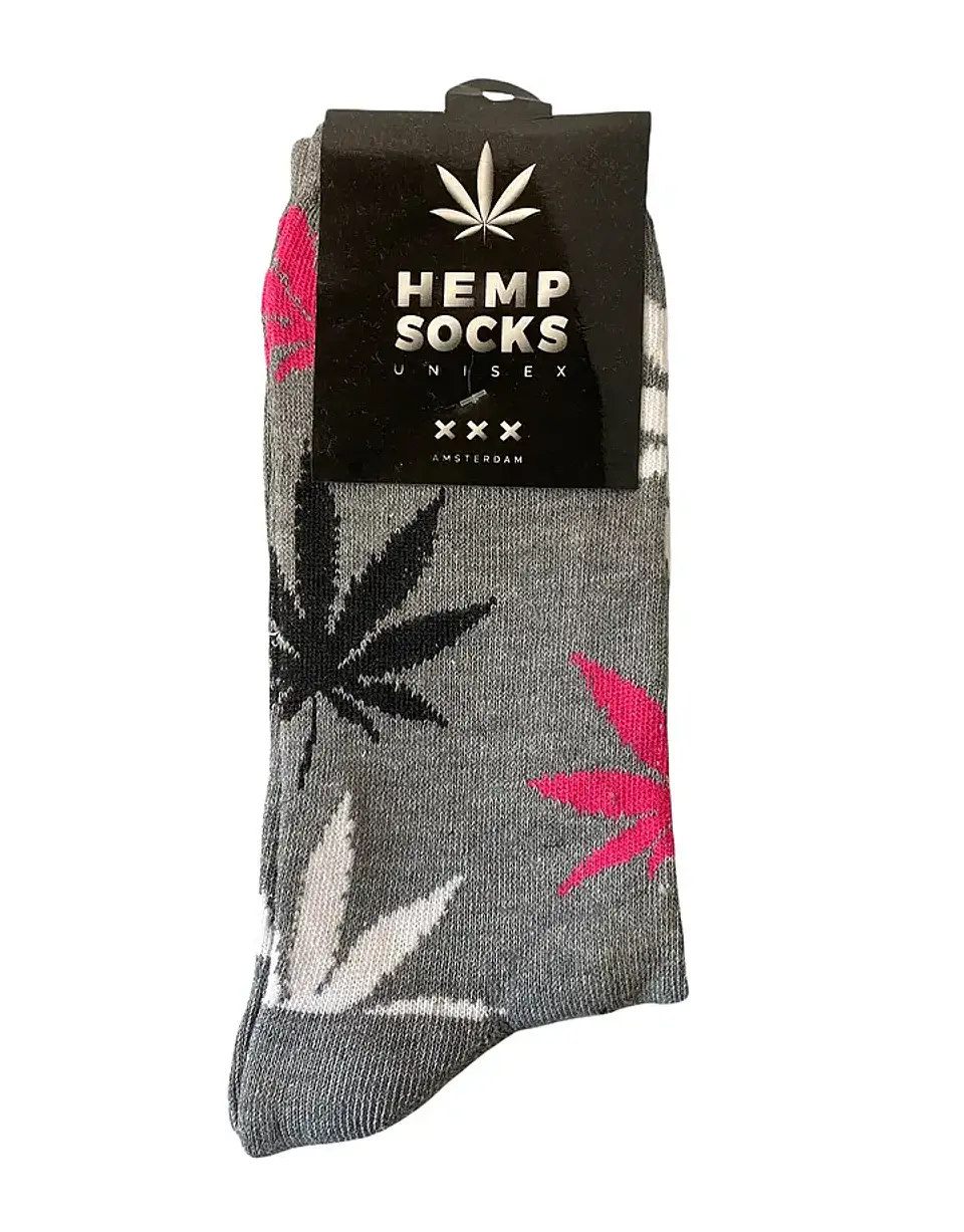 Meias cano longo estampa Cannabis 2