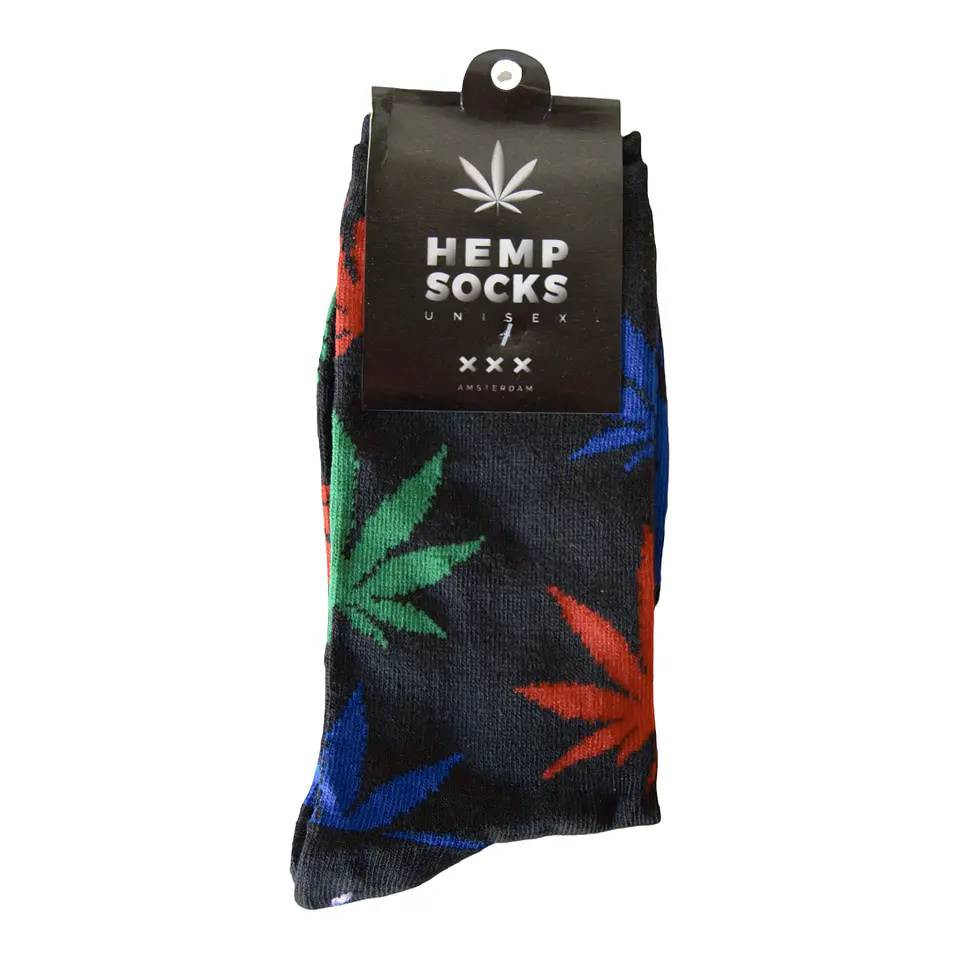Meias cano longo estampa Cannabis 5