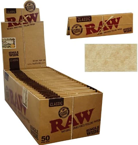 RAW Single Wide rolling papers 