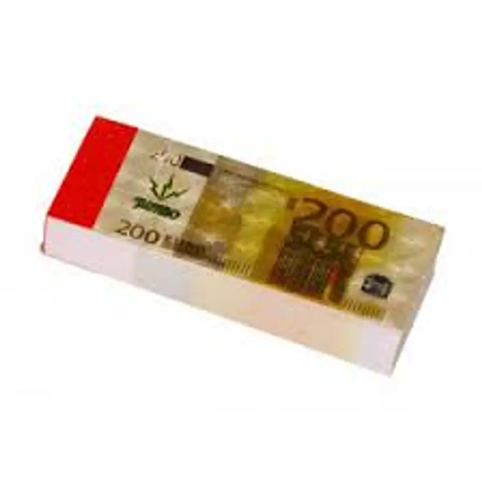 Piteiras de papel com desing de notas de Euro  3