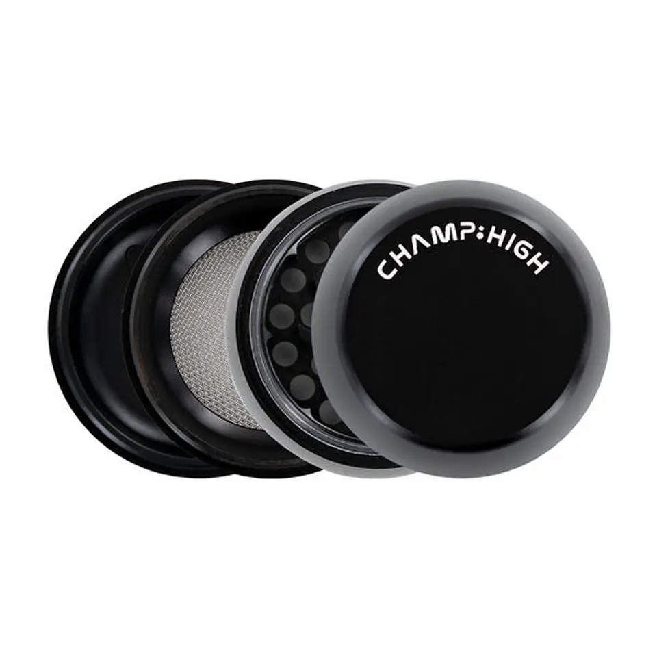 Champ High Egg Aluminium Grinder 40mm - 4 Parts 2