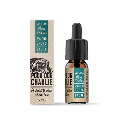 Pharma Hemp Poor Dog Charlie Drops for Dogs 2% CBD – Salmon (10ml)