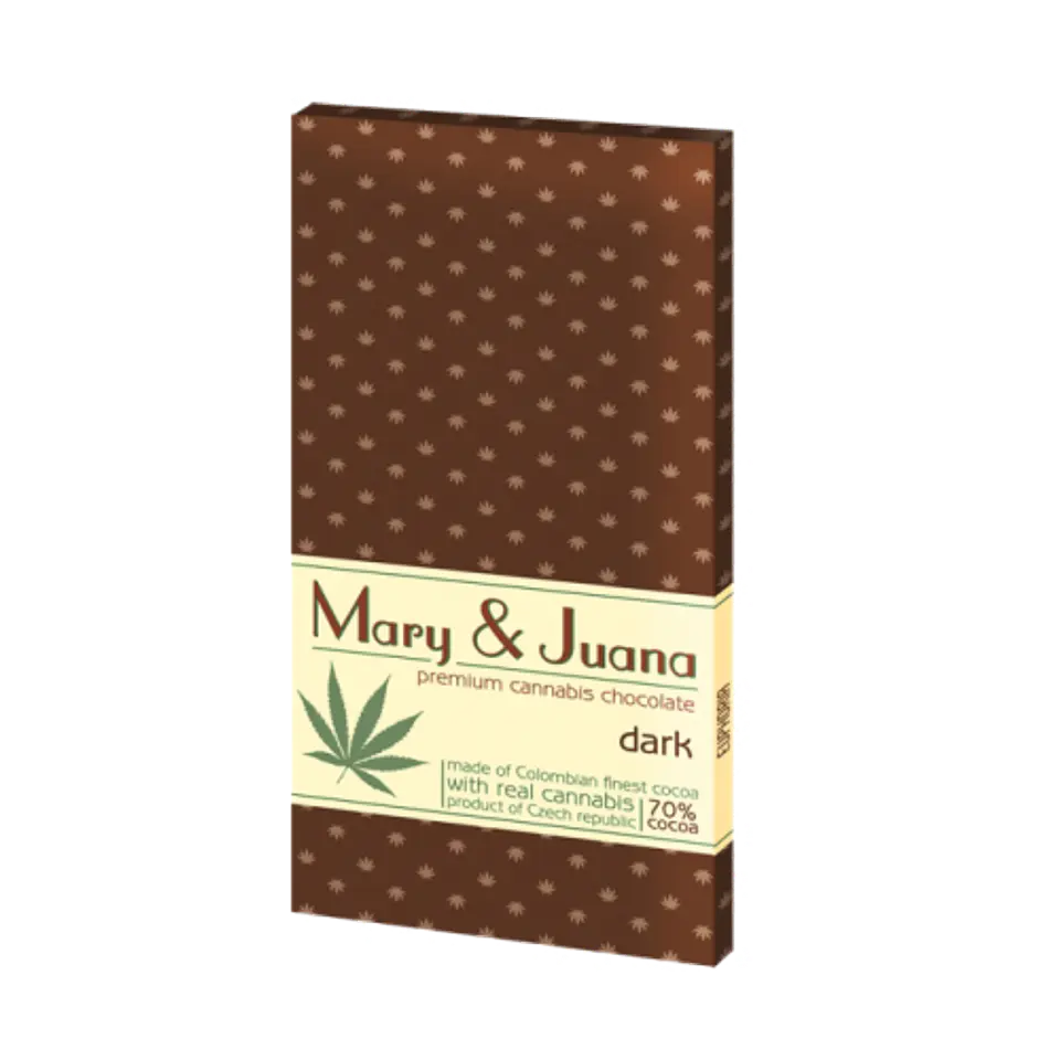 Mary & Juana Cannabis Chocolate Amargo 1