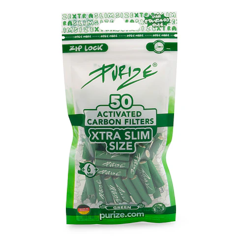 Purize Filtros de carvão ativado xtra slim 6mm
