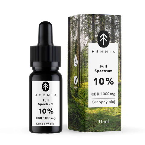 Hemnia óleo de 10% 10ml - 1000mg