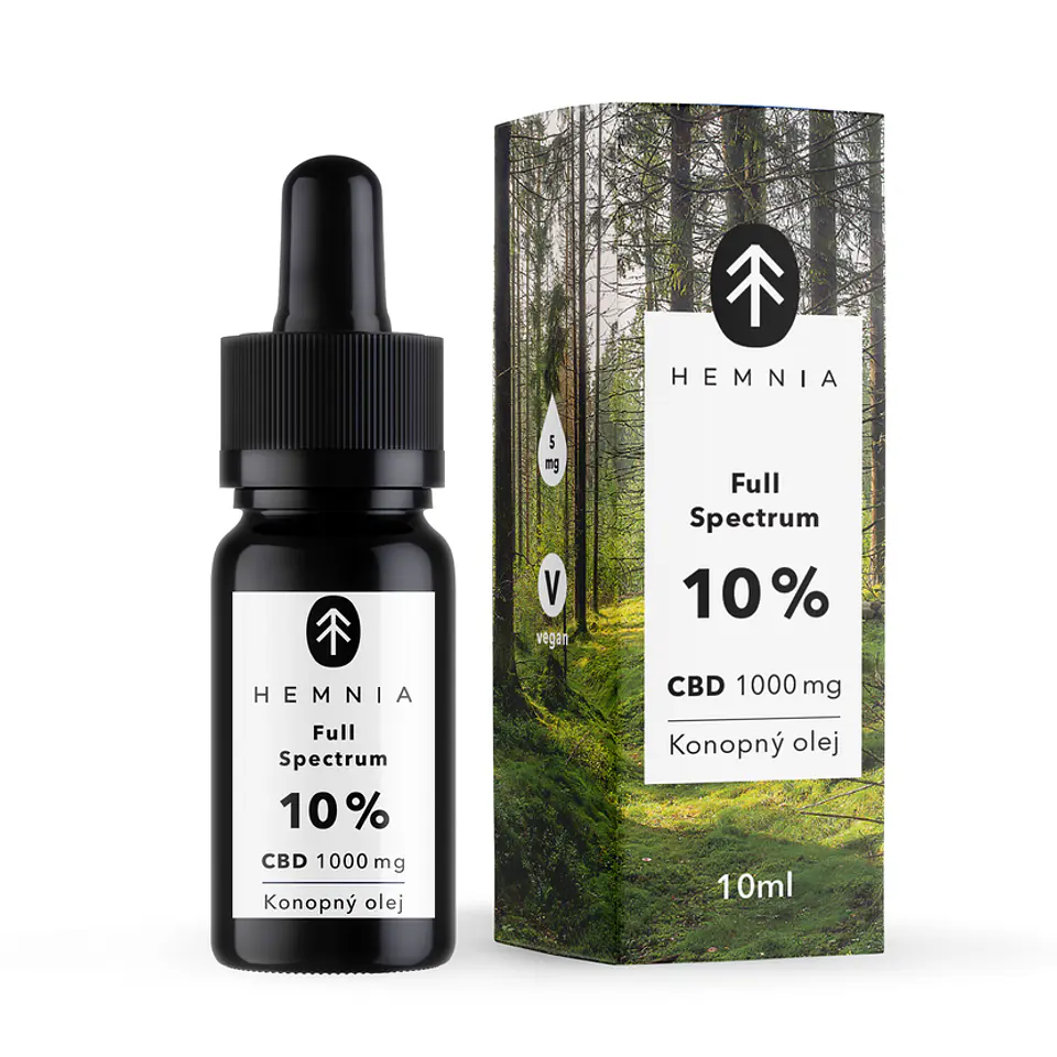 Hemnia óleo de 10% 10ml - 1000mg 1