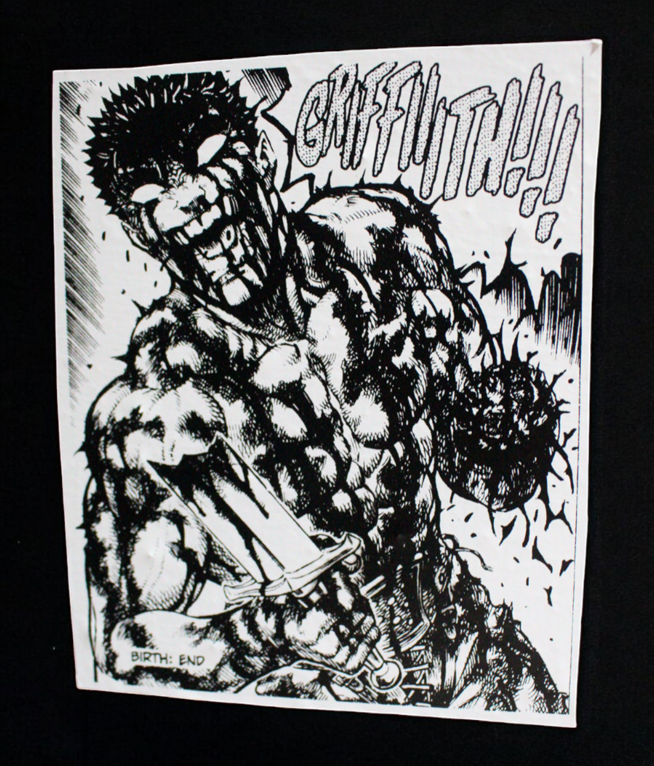 Set de stickers Berserk x 12 unidades serigrafía.  3