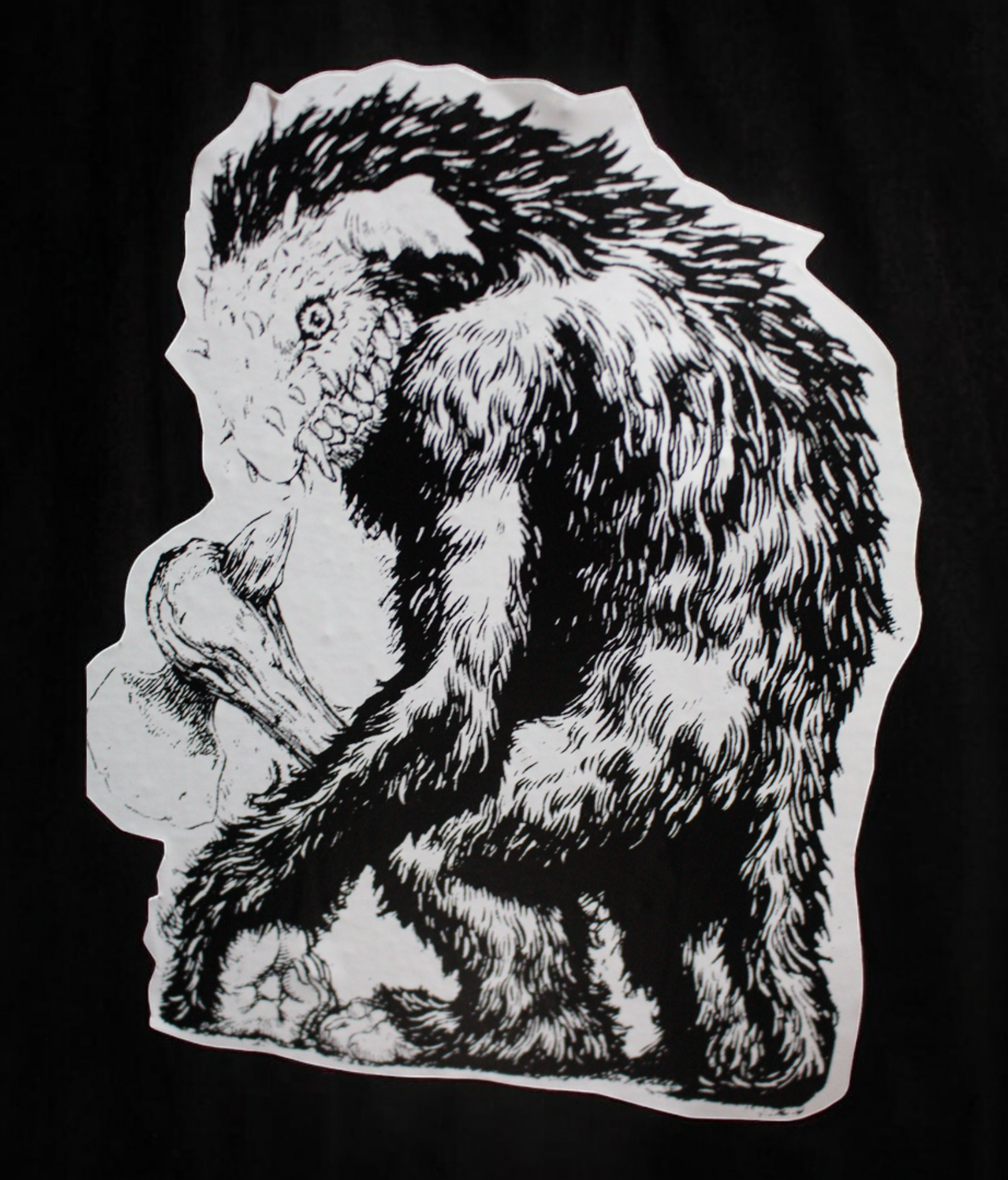 Set de stickers Berserk x 12 unidades serigrafía.  9