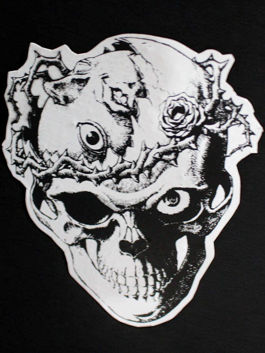 Set de stickers Berserk x 12 unidades serigrafía.  12