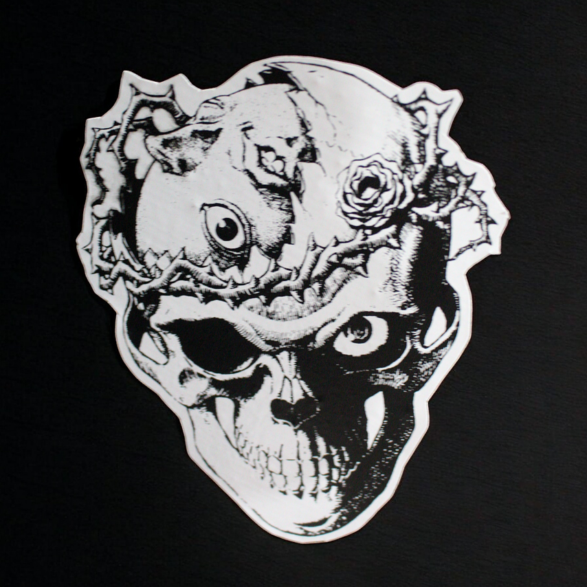 Set de stickers Berserk x 12 unidades serigrafía.  12