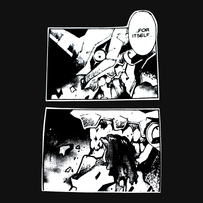 Set de stickers Evangelion x 16 unidades serigrafía. 4