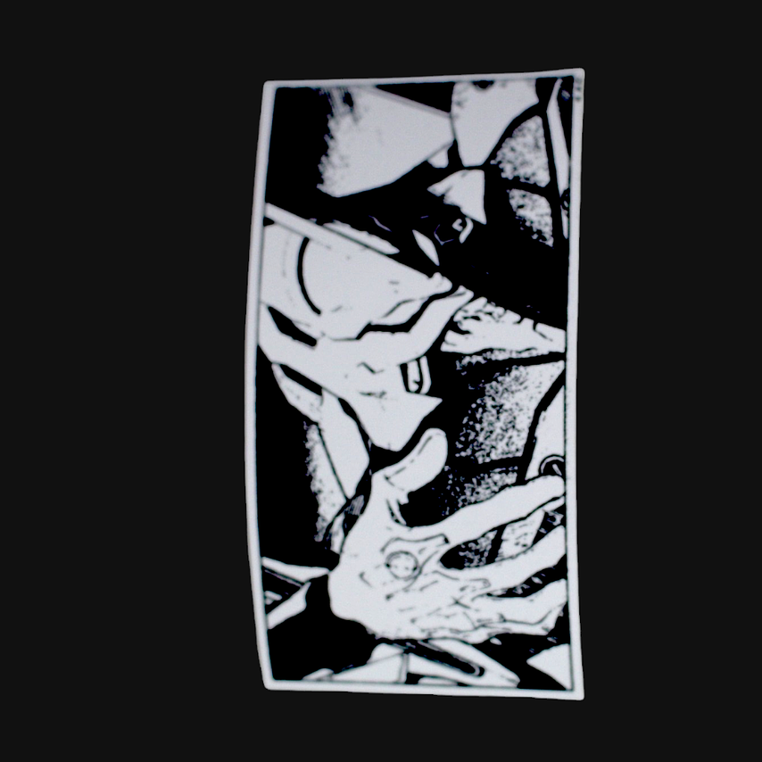 Set de stickers Evangelion x 16 unidades serigrafía. 5