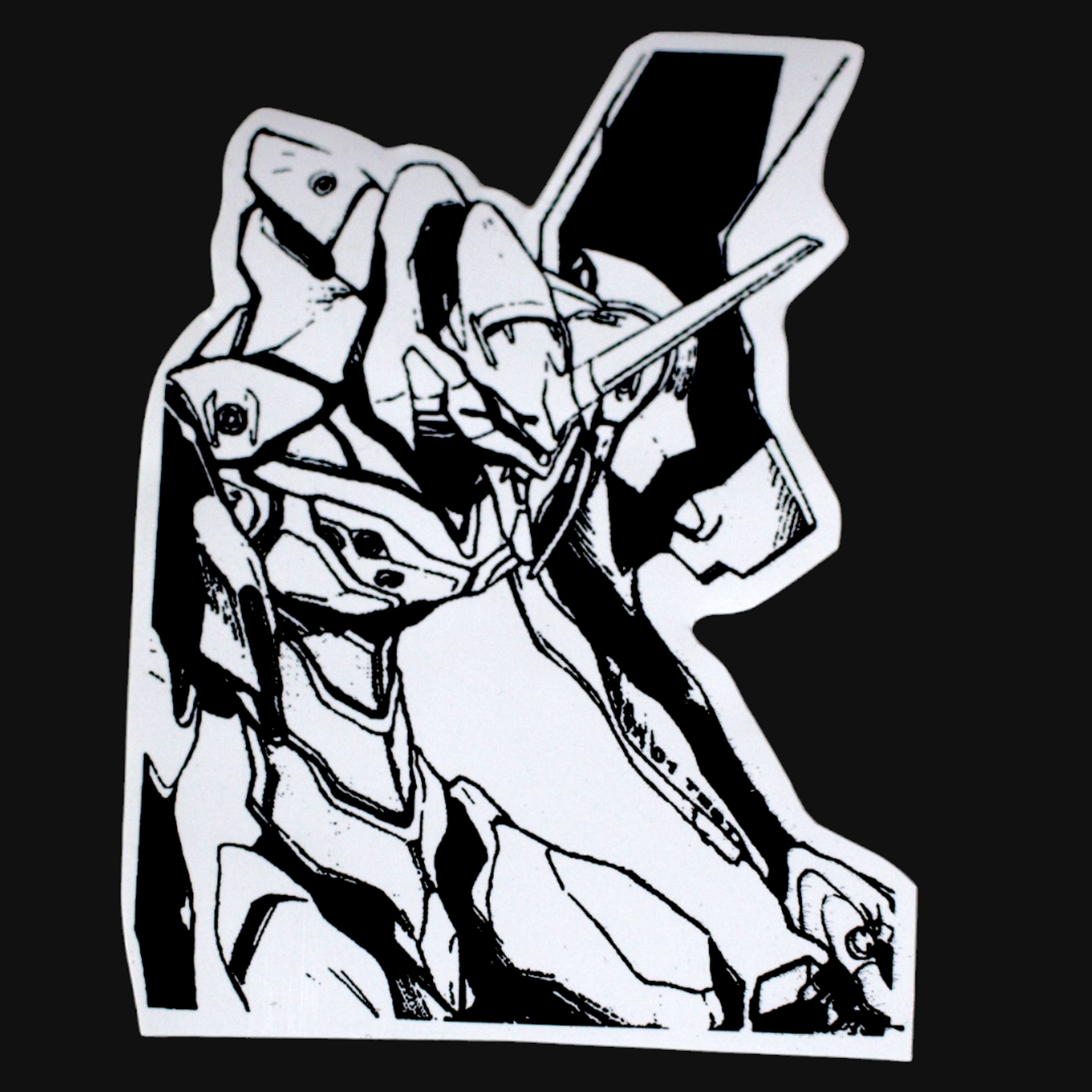 Set de stickers Evangelion x 16 unidades serigrafía. 8