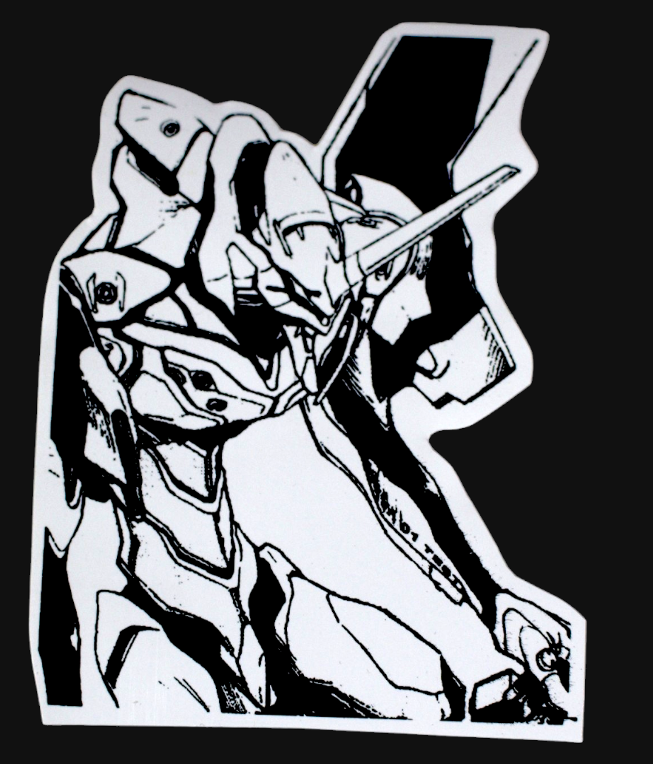 Set de stickers Evangelion x 16 unidades serigrafía. 8