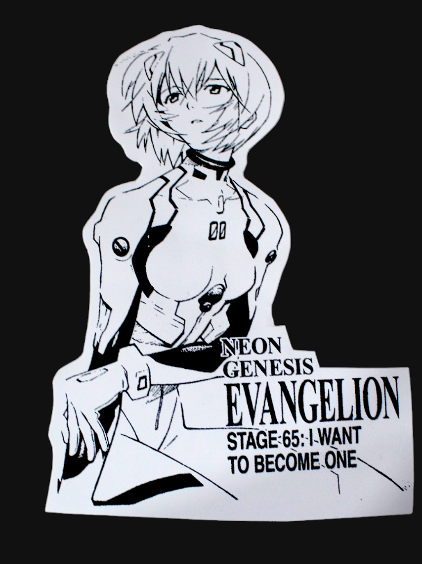 Set de stickers Evangelion x 16 unidades serigrafía. 9