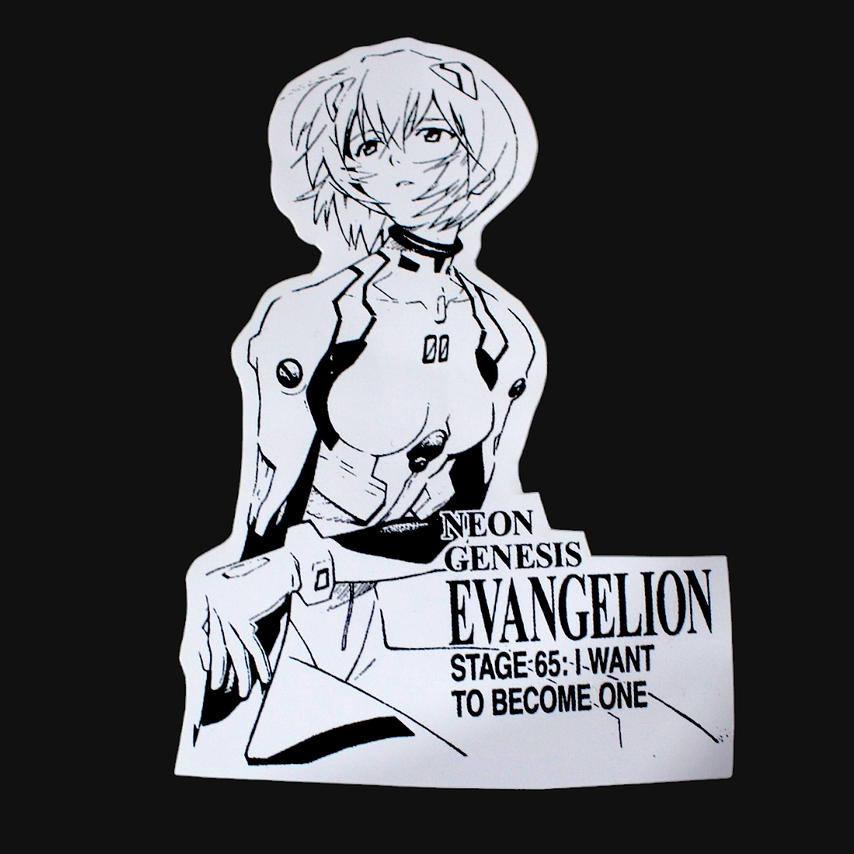Set de stickers Evangelion x 16 unidades serigrafía. 9