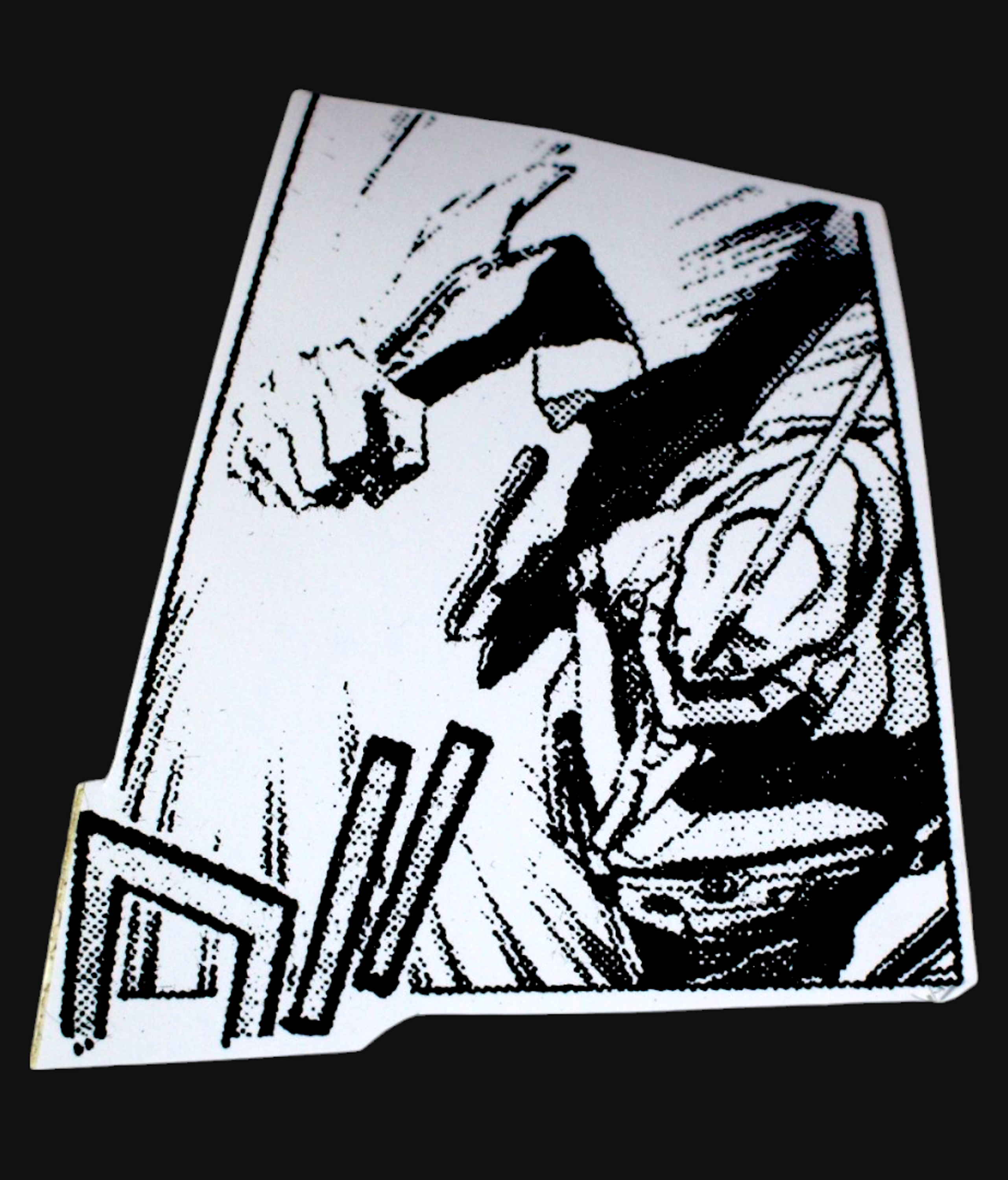 Set de stickers Evangelion x 16 unidades serigrafía. 10