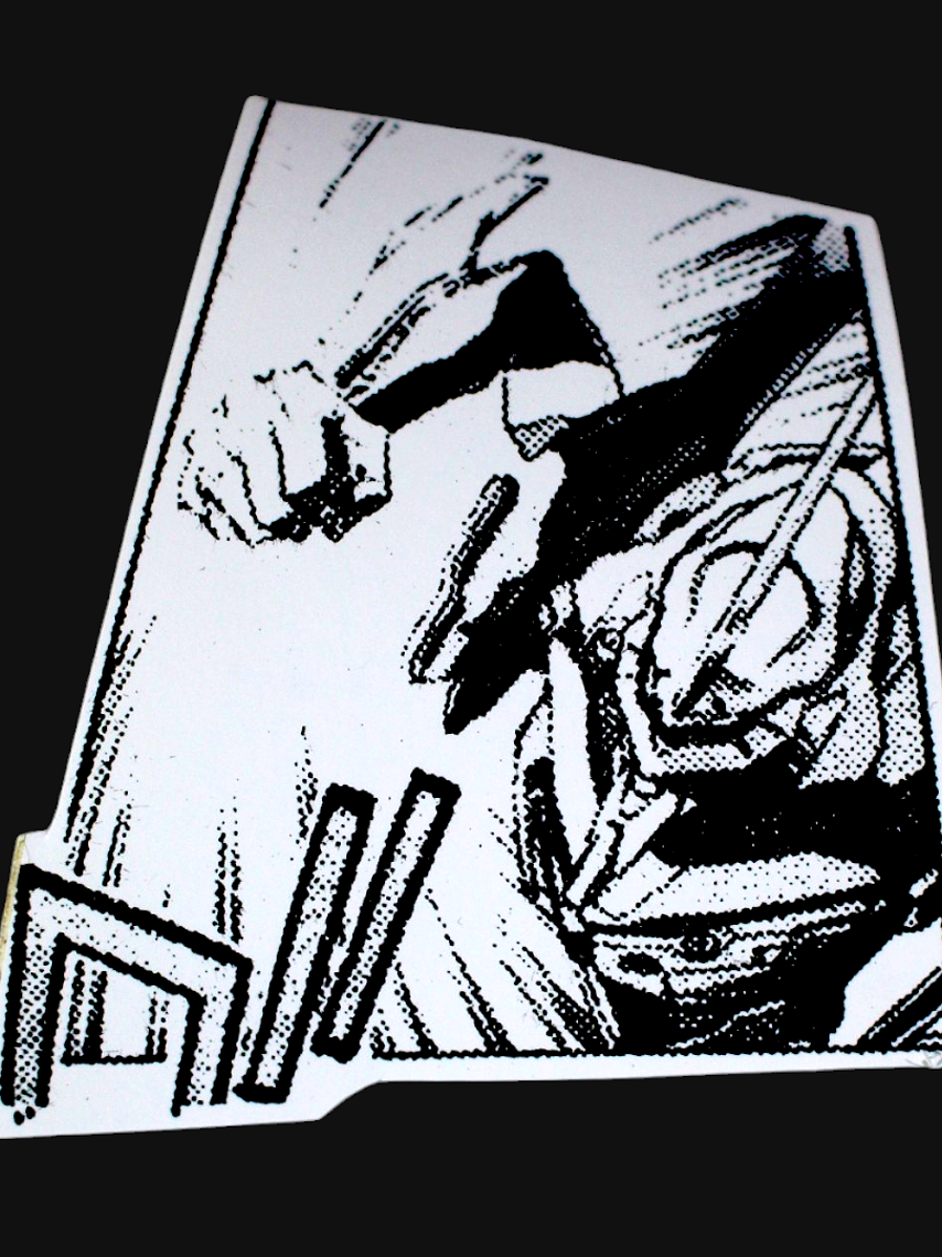 Set de stickers Evangelion x 16 unidades serigrafía. 10