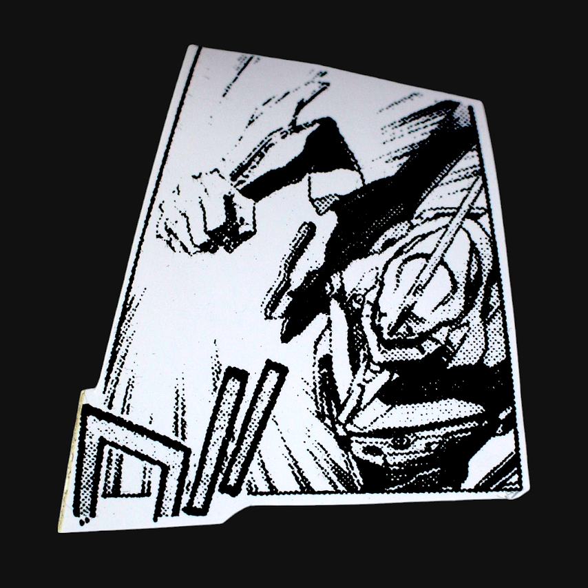 Set de stickers Evangelion x 16 unidades serigrafía. 10