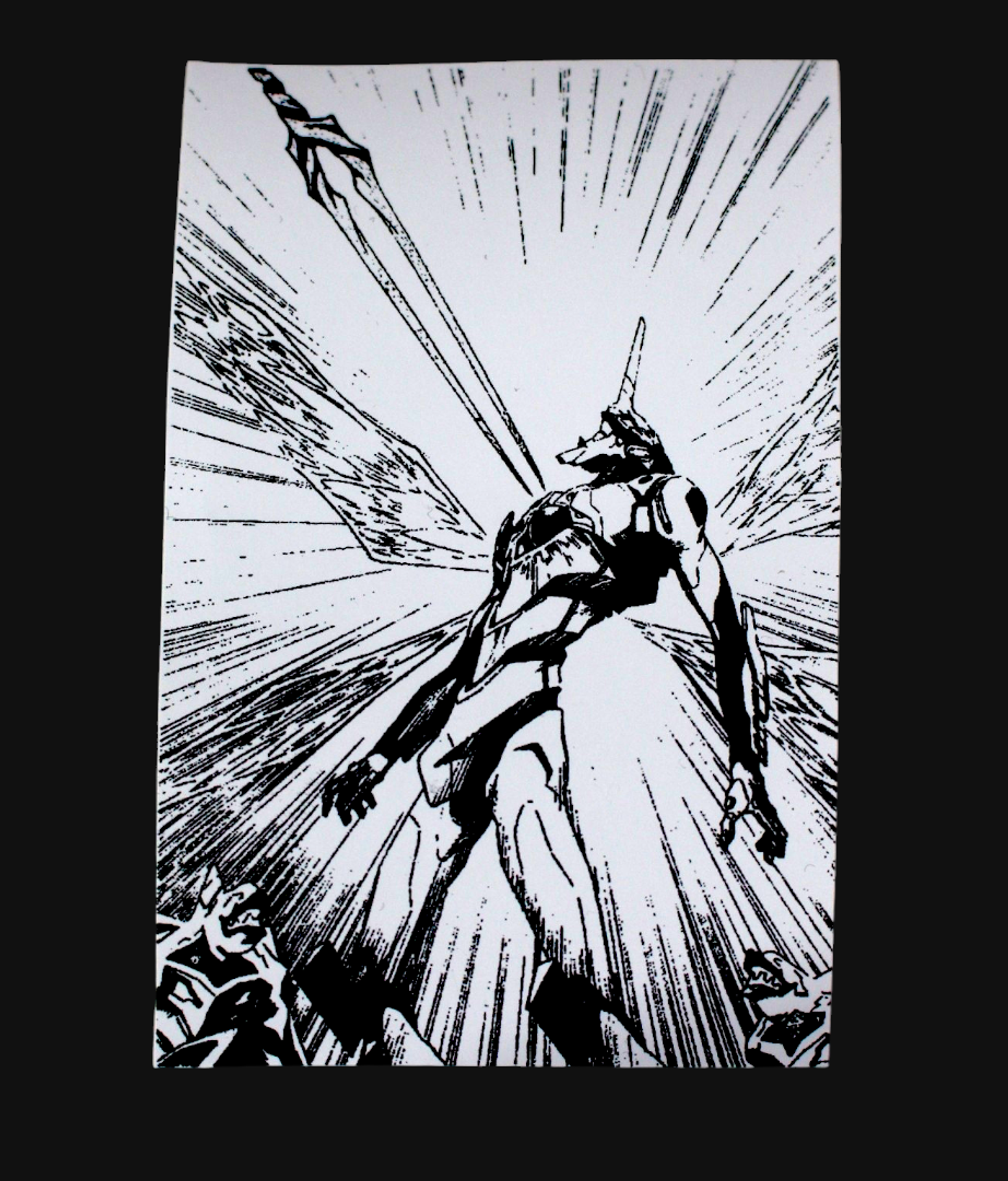 Set de stickers Evangelion x 16 unidades serigrafía. 11