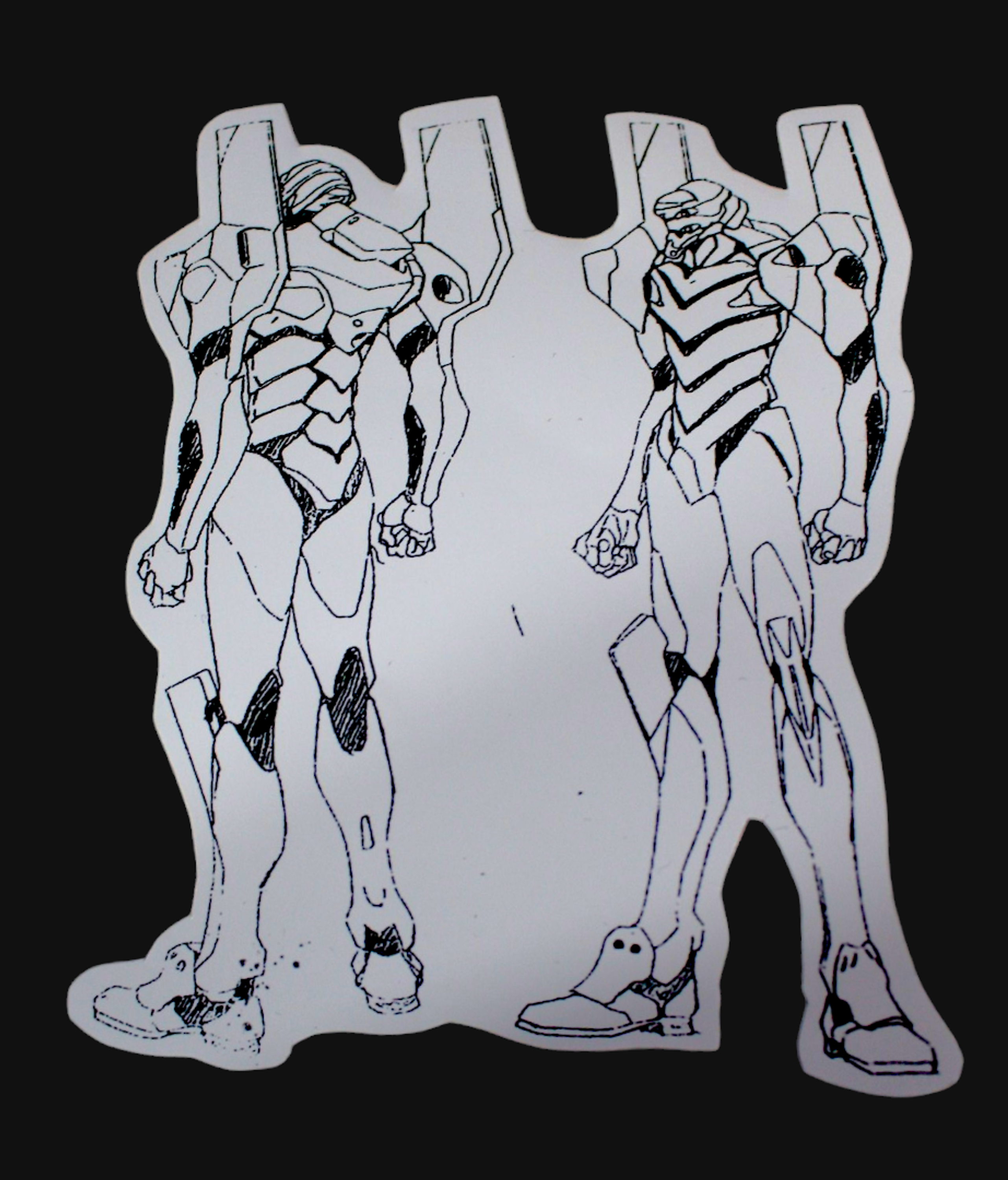 Set de stickers Evangelion x 16 unidades serigrafía. 14