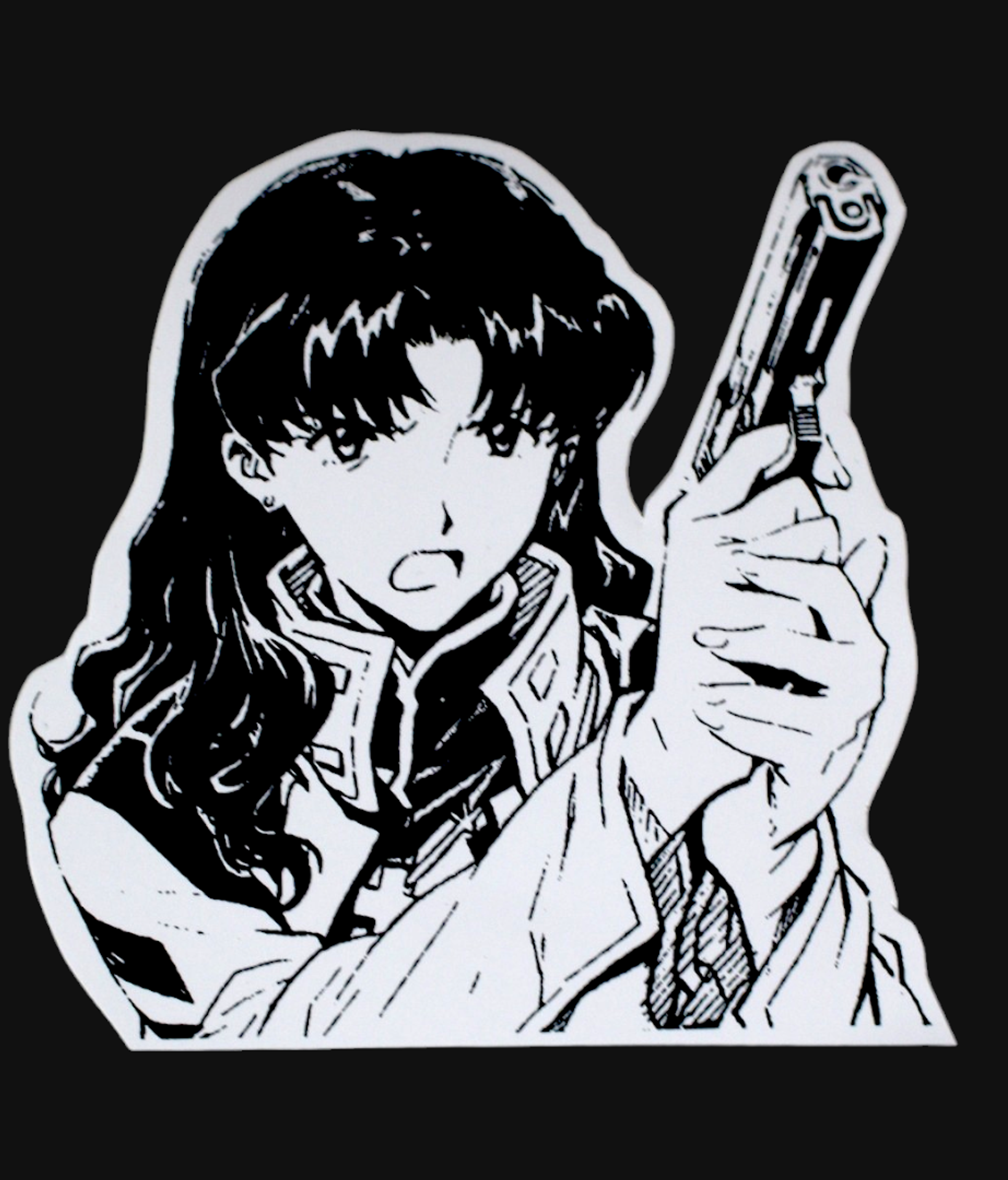 Set de stickers Evangelion x 16 unidades serigrafía. 17