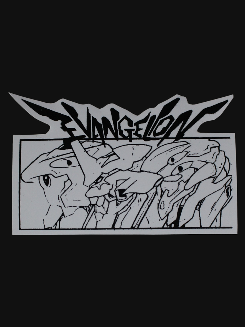 Set de stickers Evangelion x 16 unidades serigrafía. 18