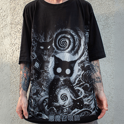 Remera Oversize Uzumaki